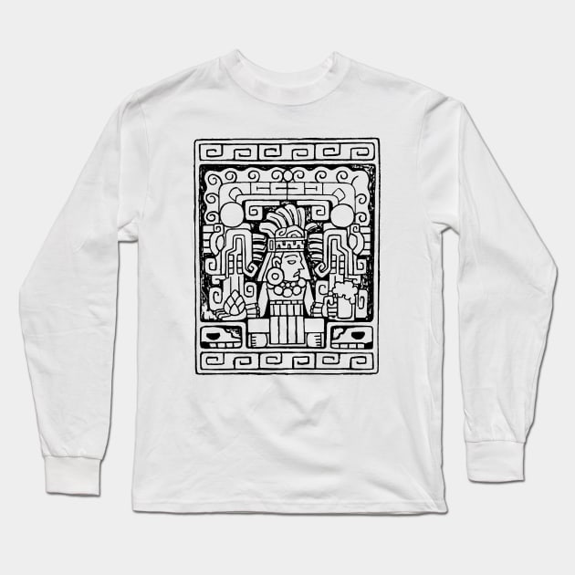 Aztec Beer Hops Dragon Tattoo Long Sleeve T-Shirt by ebayson74@gmail.com